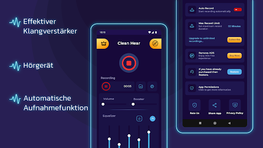 Hearing Clear: Hörverstärker Screenshot