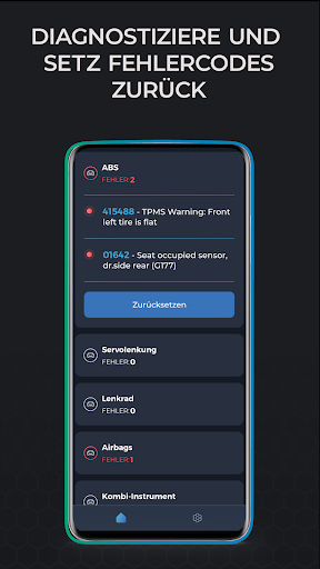 Carista OBD2 Screenshot
