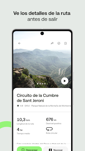 Captura de pantalla de AllTrails: Senderismo Trekking