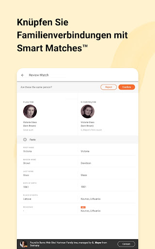 MyHeritage: Stammbaum & DNA Screenshot