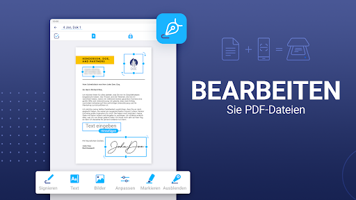 iScanner: PDF-Scanner-App Screenshot