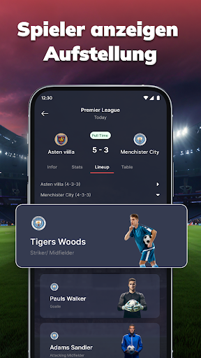 MatchLive: Fußball Live Screenshot