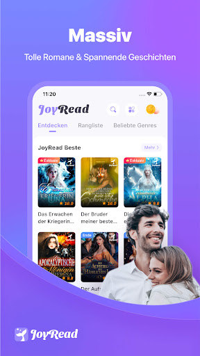 JoyRead-Romane & Geschichten Screenshot