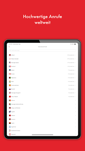 Rebtel: Aufladungen und Anrufe Screenshot