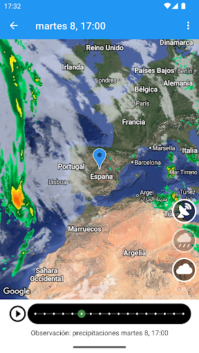 Captura de pantalla de El Tiempo España XL PRO