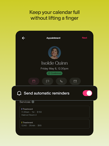 Captura de pantalla de GlossGenius: Booking, Payments