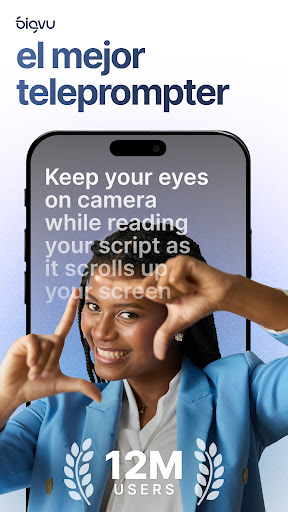 Captura de pantalla de Telepronter, Video Subtítulos