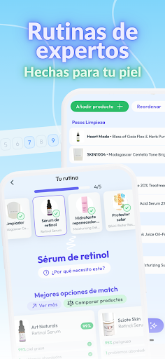 Captura de pantalla de Skin Bliss Rutinas de skincare