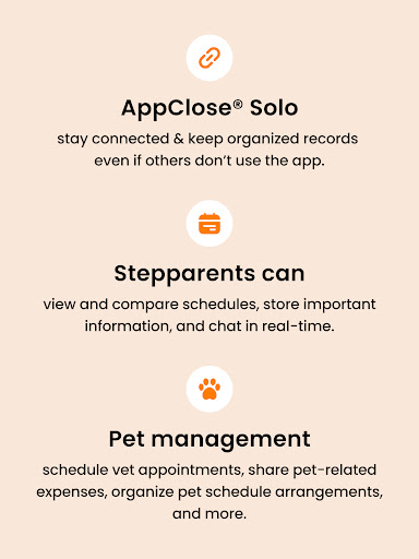 Captura de pantalla de AppClose: Co-Parent Essentials