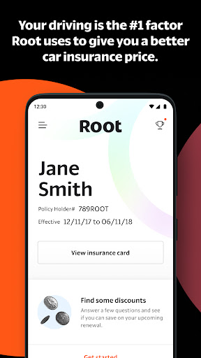 Captura de pantalla de Root: Better car insurance