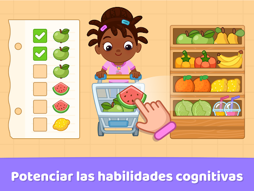 Captura de pantalla de Juegos educativos niñas 3+