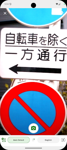 Captura de pantalla de Microsoft Traductor