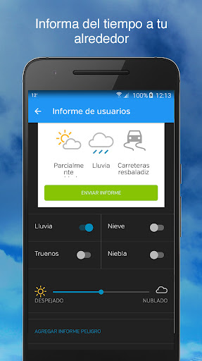 Captura de pantalla de Tiempo- Weather Underground