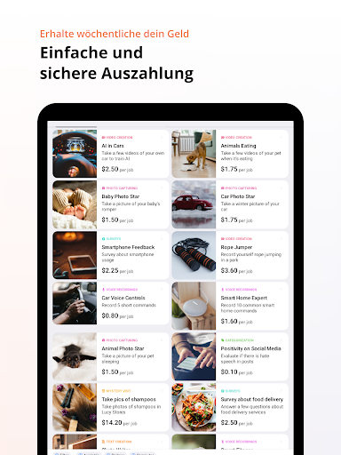 clickworker Screenshot