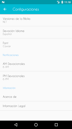 Captura de pantalla de Biblia Devocional