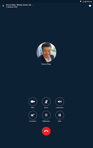Skype for Business for Android Screenshot