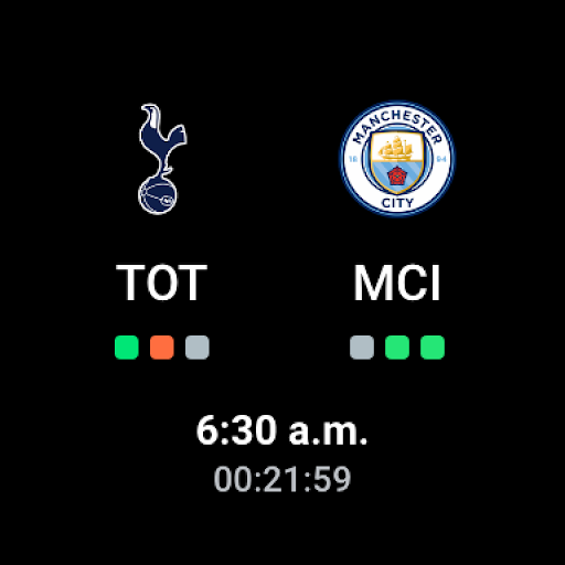 Captura de pantalla de FotMob - Resultados de fútbol