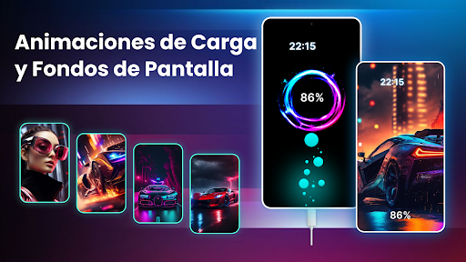 Captura de pantalla de Batería Carga Animación App