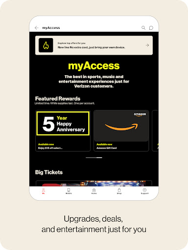 Captura de pantalla de My Verizon
