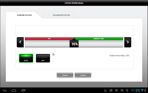 Total Connect Comfort Screenshot