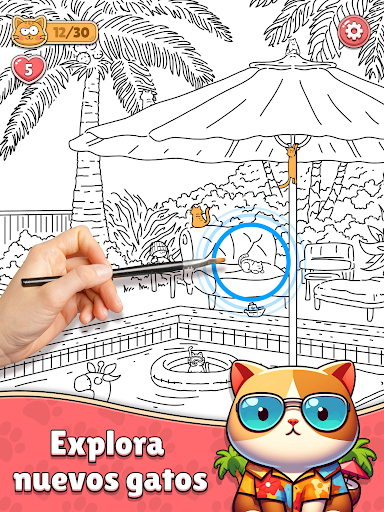 Captura de pantalla de Find The Cat - Spot It!