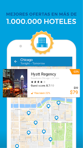 Captura de pantalla de Priceline - Hoteles y Vuelos