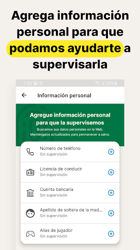 Captura de pantalla de Norton Identity