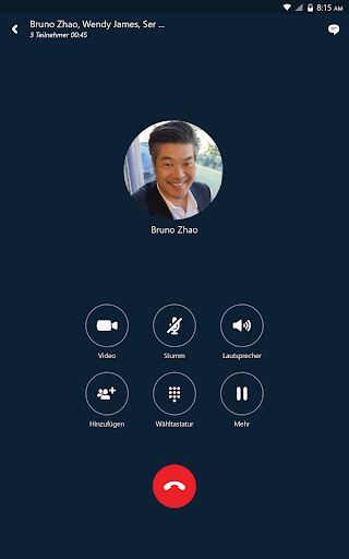 Skype for Business for Android Screenshot