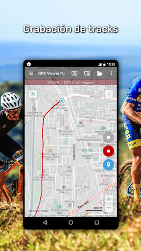 Captura de pantalla de GPX Viewer PRO: caminar y bici