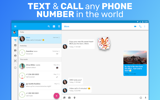 Captura de pantalla de Text Me - Texting & Calls