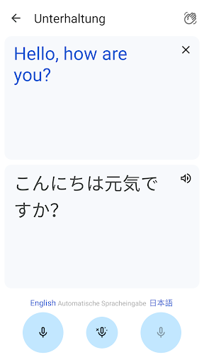 Google Übersetzer Screenshot