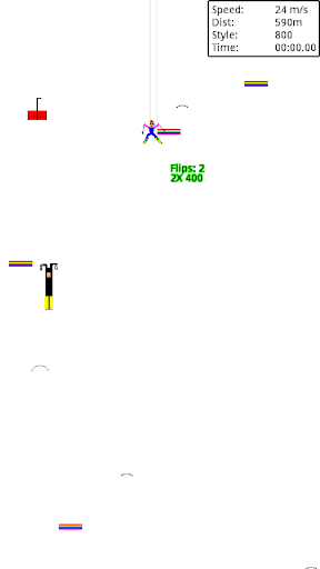 Captura de pantalla de SkiFree
