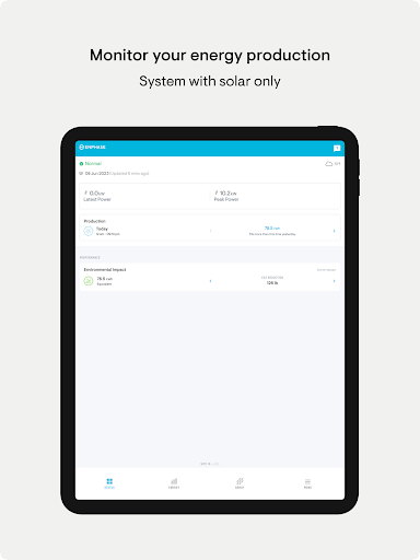 Enphase Enlighten screenshot