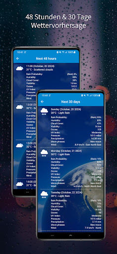 Wettervorhersage (Radarkarte) Screenshot