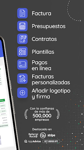 Captura de pantalla de Invoice Simple - Facturas
