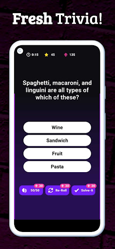 Captura de pantalla de Trivia Night