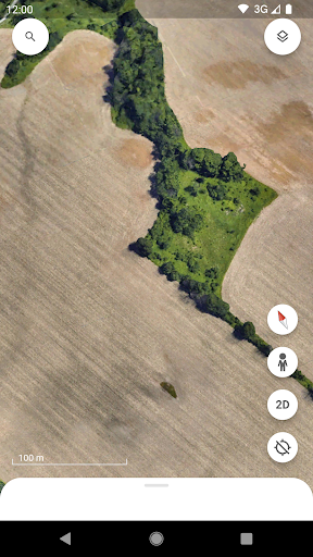 Captura de pantalla de Google Earth