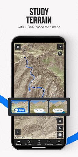 Captura de pantalla de onX Backcountry Trail Maps GPS
