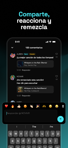 Captura de pantalla de Mureka: Radio y Música con IA