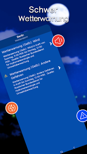 Lokale Wettervorhersage Screenshot