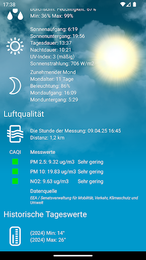 Wetter Deutschland XL PRO Screenshot