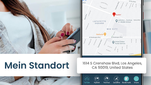 GPS Navigation Leben Karte Screenshot