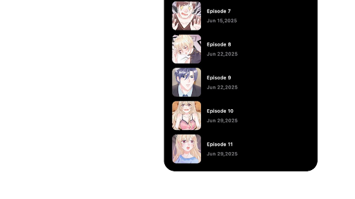 Captura de pantalla de Zebra Comics: Webtoons & Manga