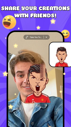 Captura de pantalla de Funny Face Mashup Challenge
