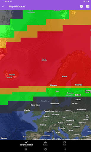 Captura de pantalla de My Aurora Forecast Pro