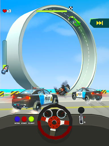 Crazy Rush 3D - Autofahren Screenshot