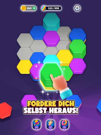 Hexa Sort Screenshot