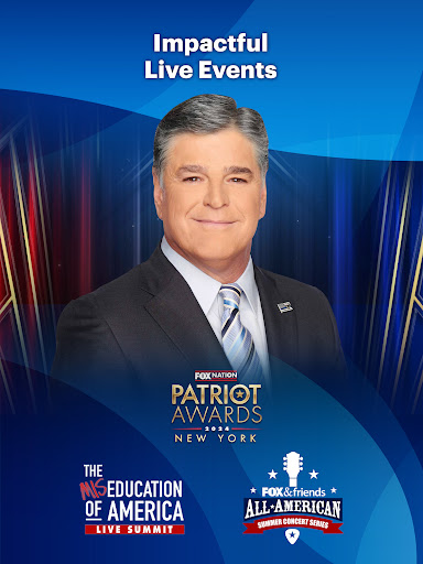 Captura de pantalla de FOX Nation: Celebrate America