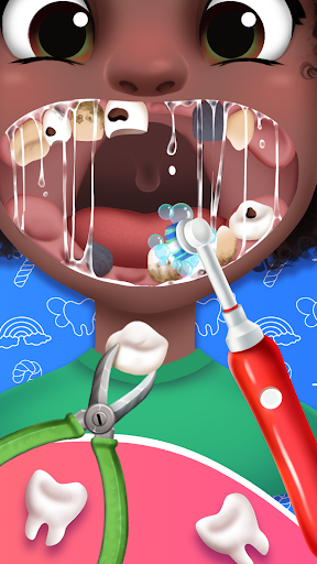 Captura de pantalla de Juegos de dentista para niños