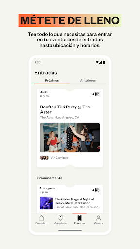 Captura de pantalla de Eventbrite App